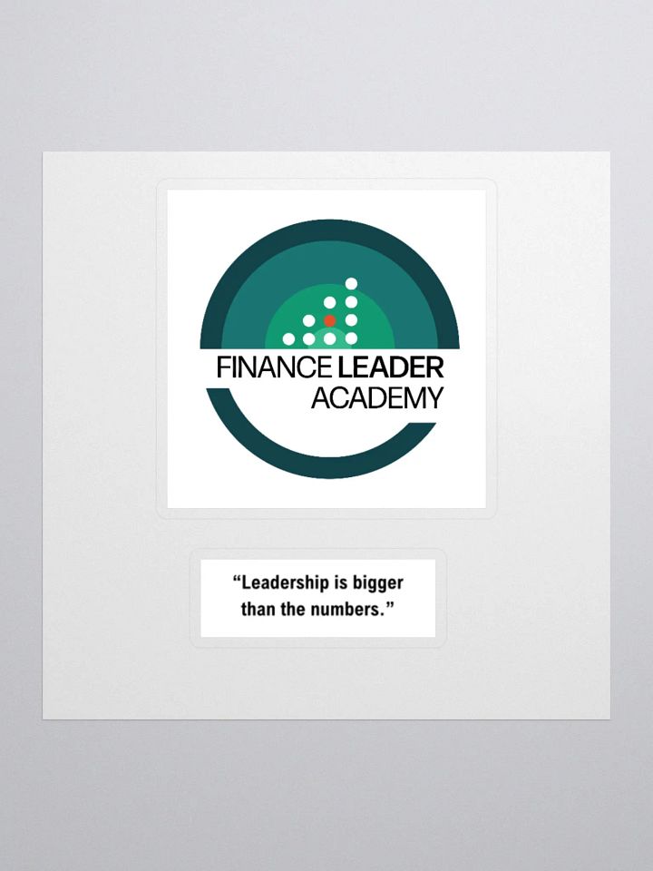 Finance Leader Academy Sticker product image (1)
