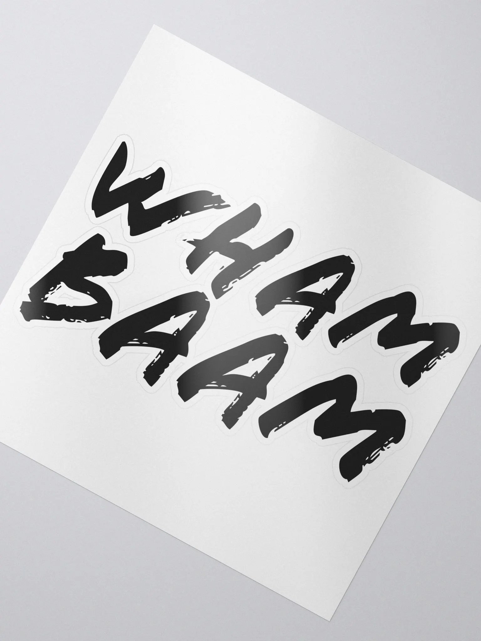 BLACK LOGO STICKER product image (2)