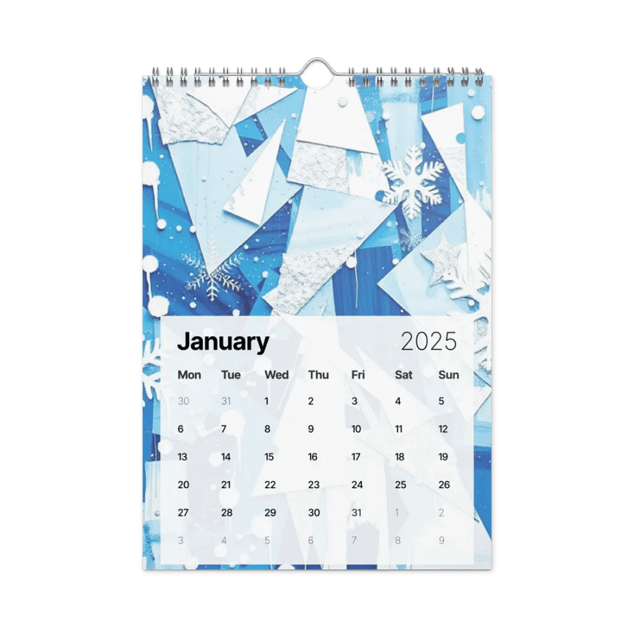 ART ABSTRACT WALL CALENDAR 2025 product image (6)