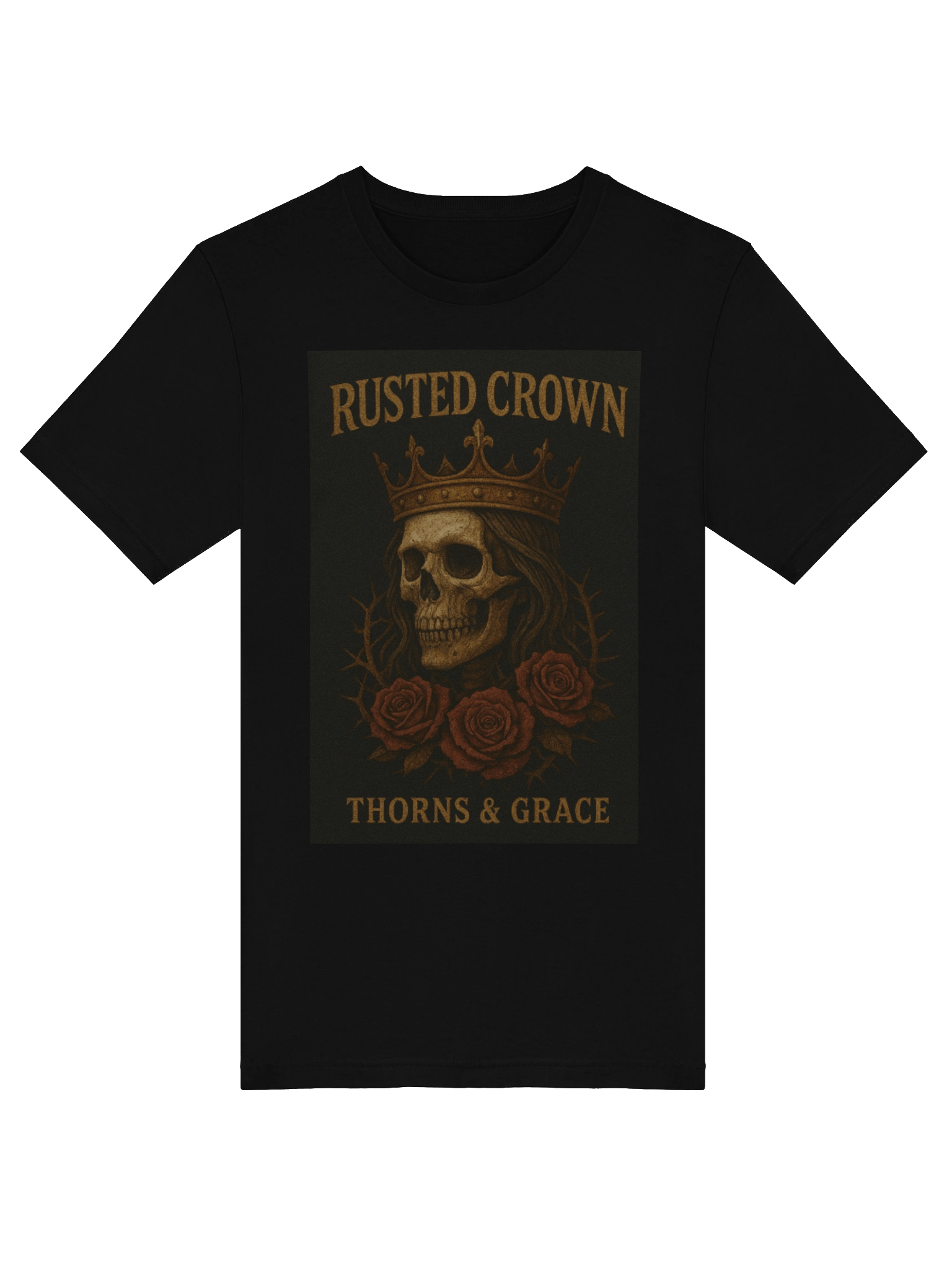 Rusted Crown & Roses T-Shirt product image (5)