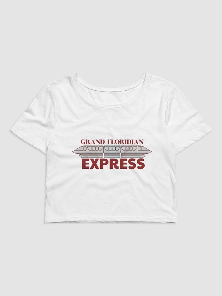 Grand Floridian Express Crop Tee in White – Disney World Resort Collection product image (1)