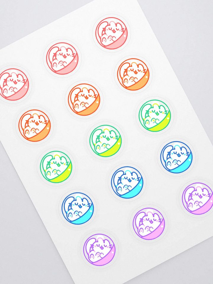 🌈🐾 Capsule Toy Cat Sticker Sheet! | By Plushpon product image (2)