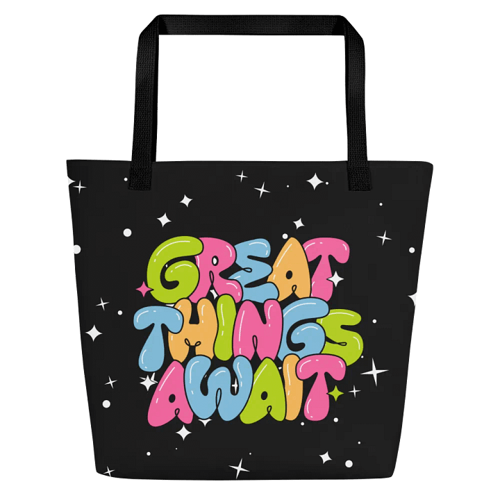 Great things await Tote Bag product image (1)
