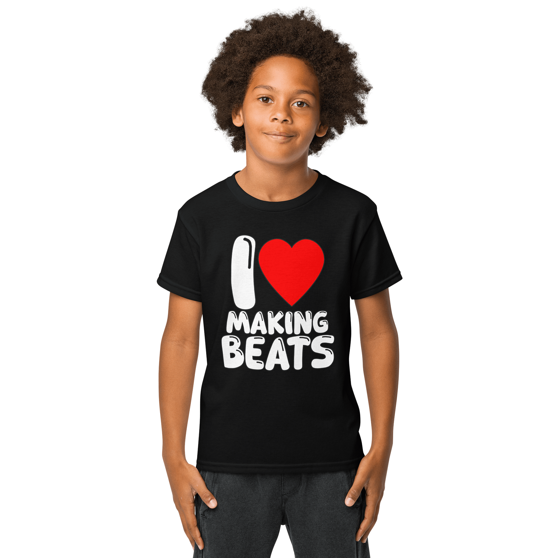 I Love Making Beats Funny T-Shirt For Kids product image (1)