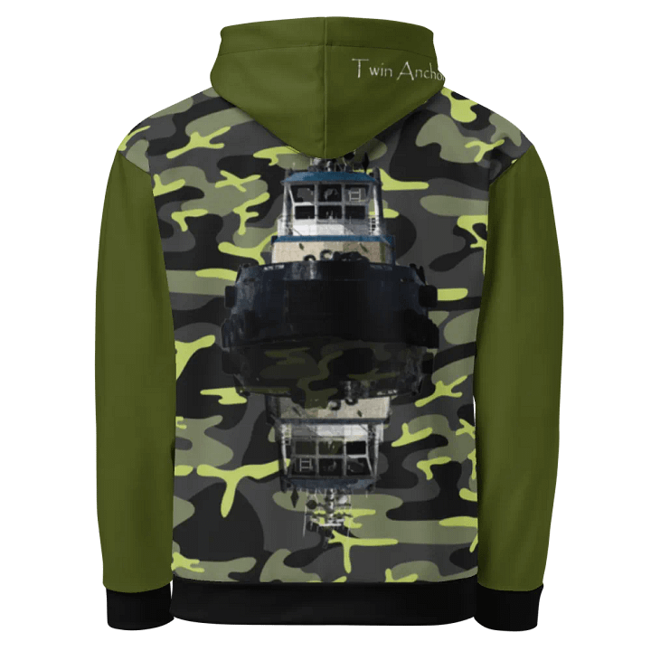 Camouflage & Green Hudson VB Reflection Hoodie product image (1)