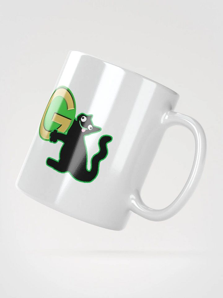 White Mug - DerpCat with Pre-2025 Gumstitch logo product image (2)