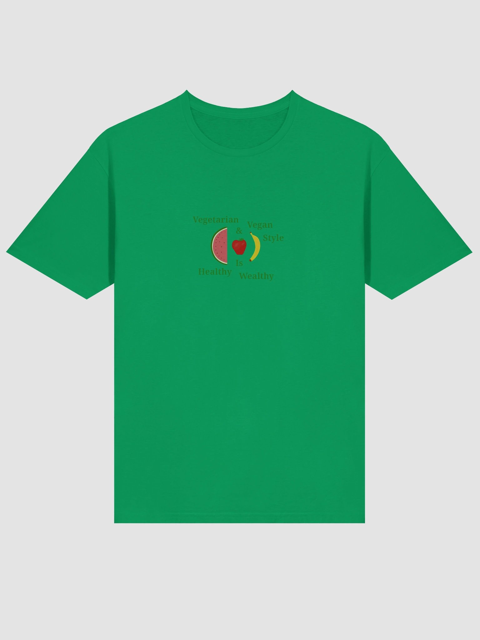 Healthy Wealthy Vegetarian T-Shirt product image (3)