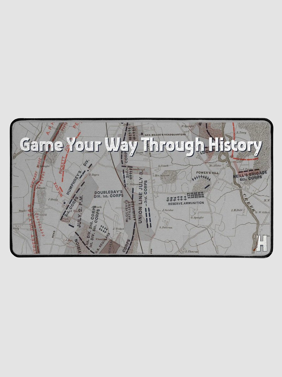 Battle of Gettysburg - Desk Mat - Game Your Way Through History product image (1)