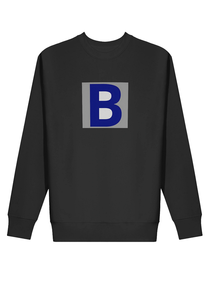 Bold Blue Letter 'B' Premium Sweatshirt product image (20)