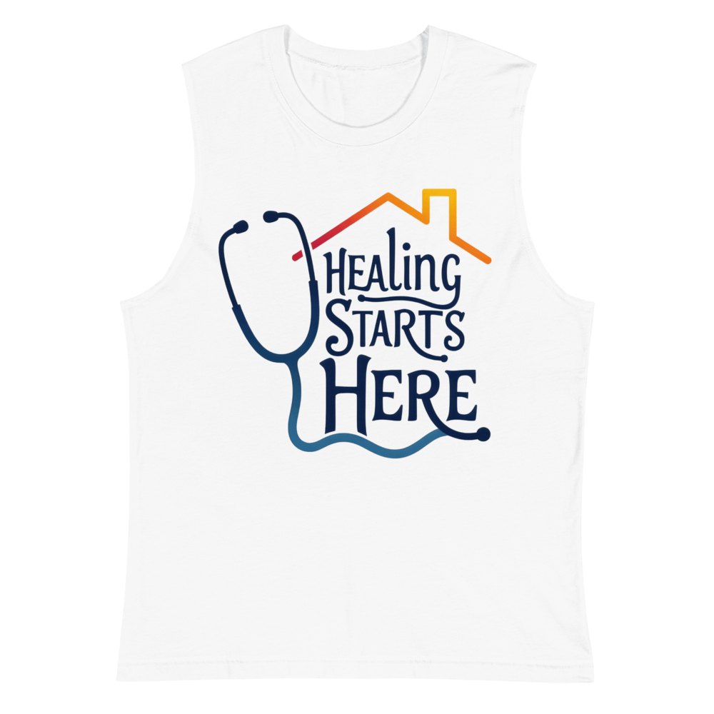 Healing Starts Here Muscle Tank product image (2)