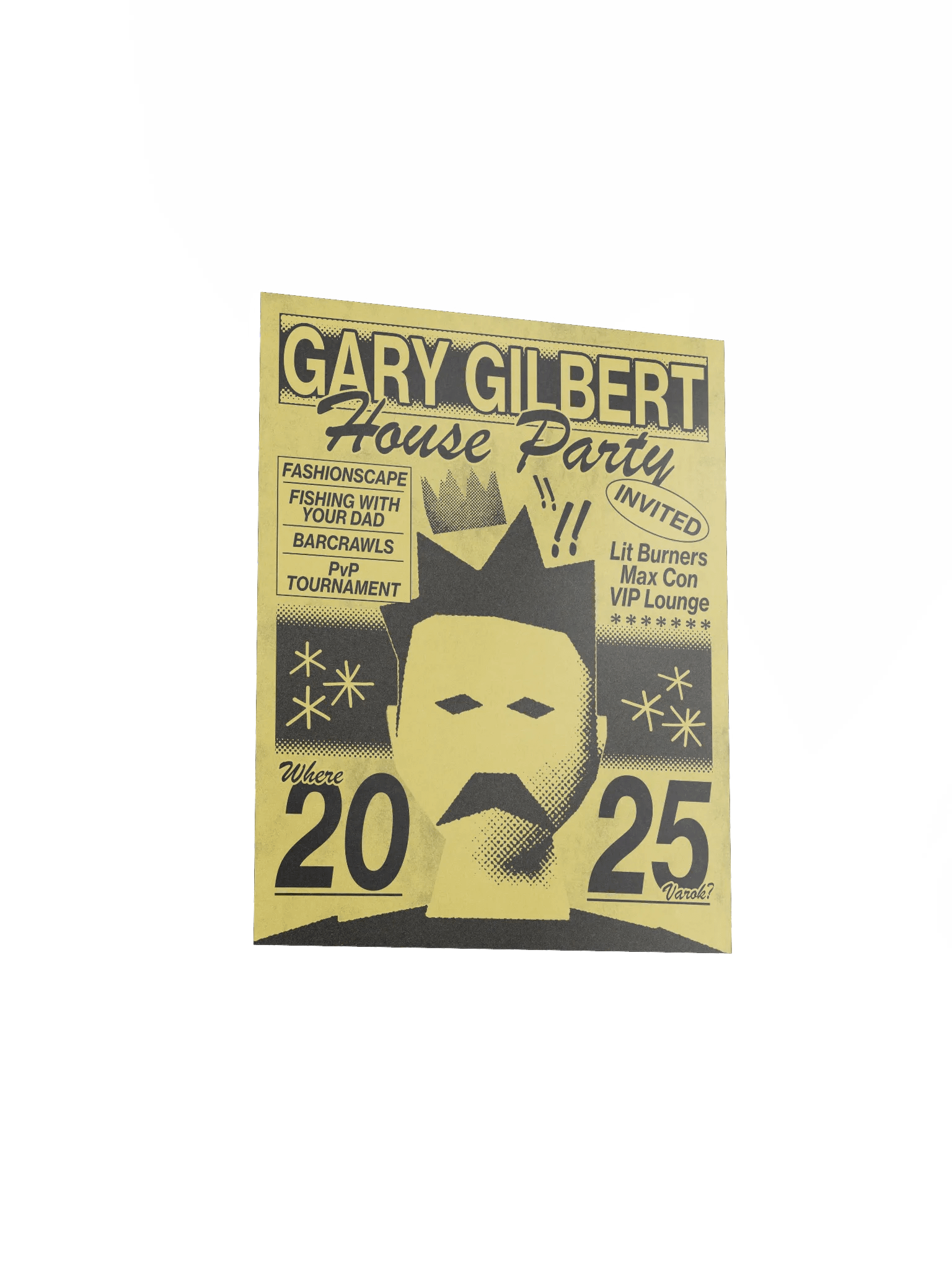 Gary's 2025 POH Party Poster - LIMITED EDITION product image (3)