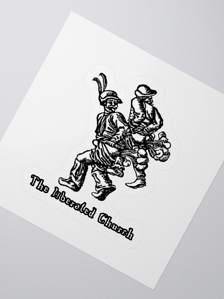 Farting Peasants (Liberated Church) sticker product image (4)