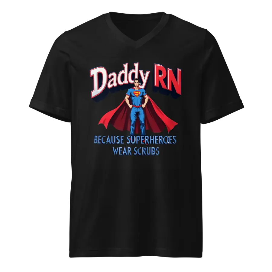 Daddy RN Superhero Tribute v-neck Tee product image (1)