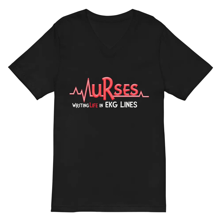 Life in EKG Lines V-Neck Tee product image (2)