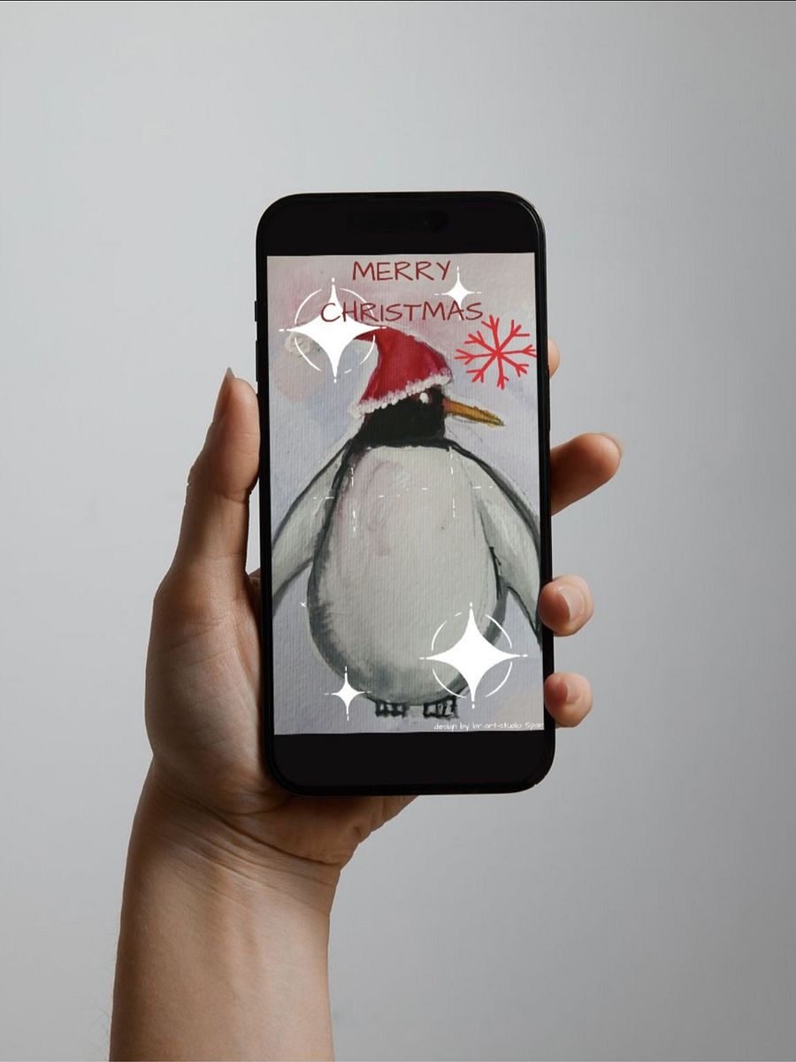 "Festive Penguin Joy" product image (9)