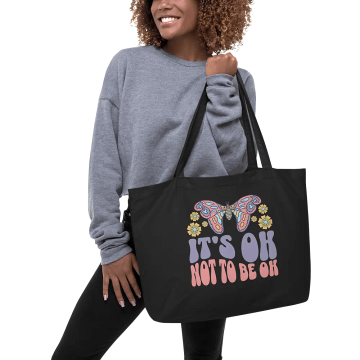 It’s Okay Not to Be Okay Tote Bag 🦋 product image (2)
