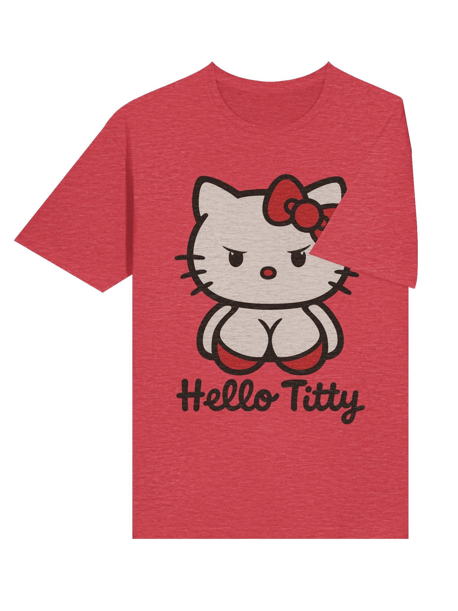 Hello Kitty Parody T-Shirt | Funny Adult Meme Tee for Gamers & Collectors product image (6)