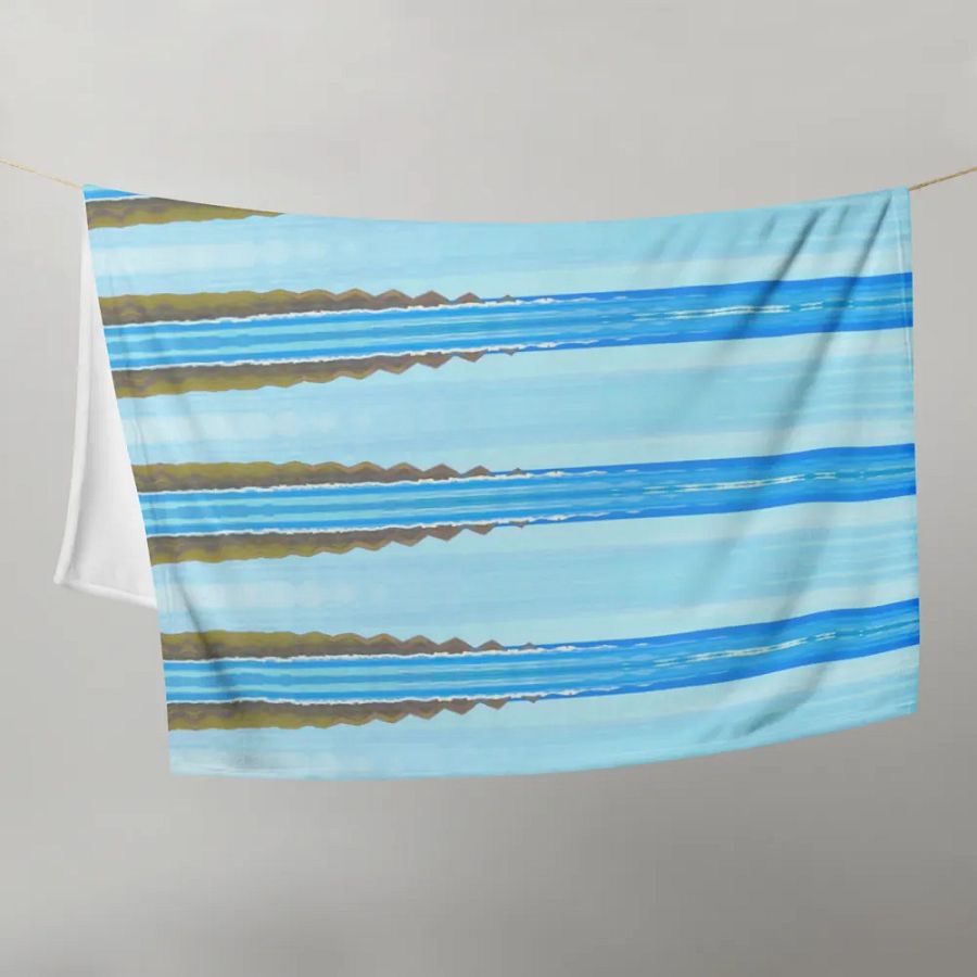 Serene Skyline Throw Blanket product image (9)