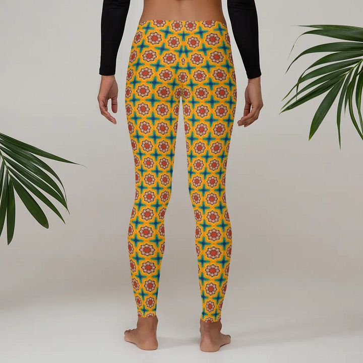 Yellow Bloom Leggings product image (2)