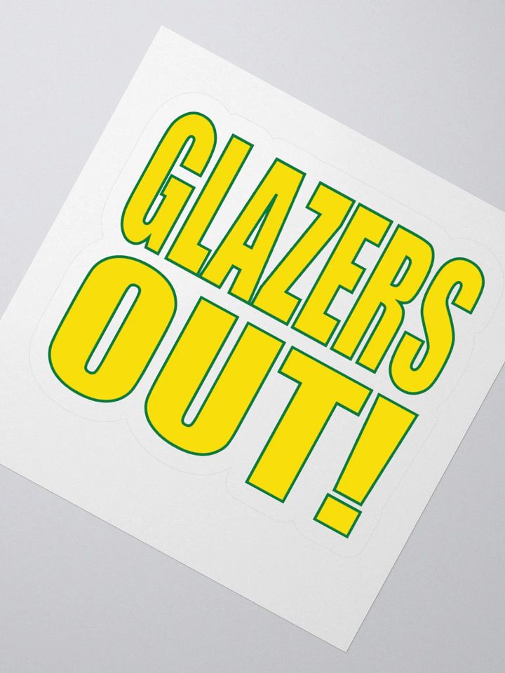 Glazers Out! - Manchester United - Kiss Cut Stickers product image (2)