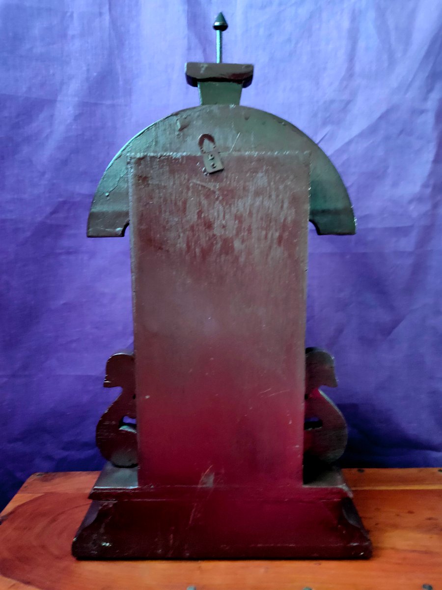 Pequeno altar religioso em madeira, oratório século XIX, vintage restaurado product image (11)