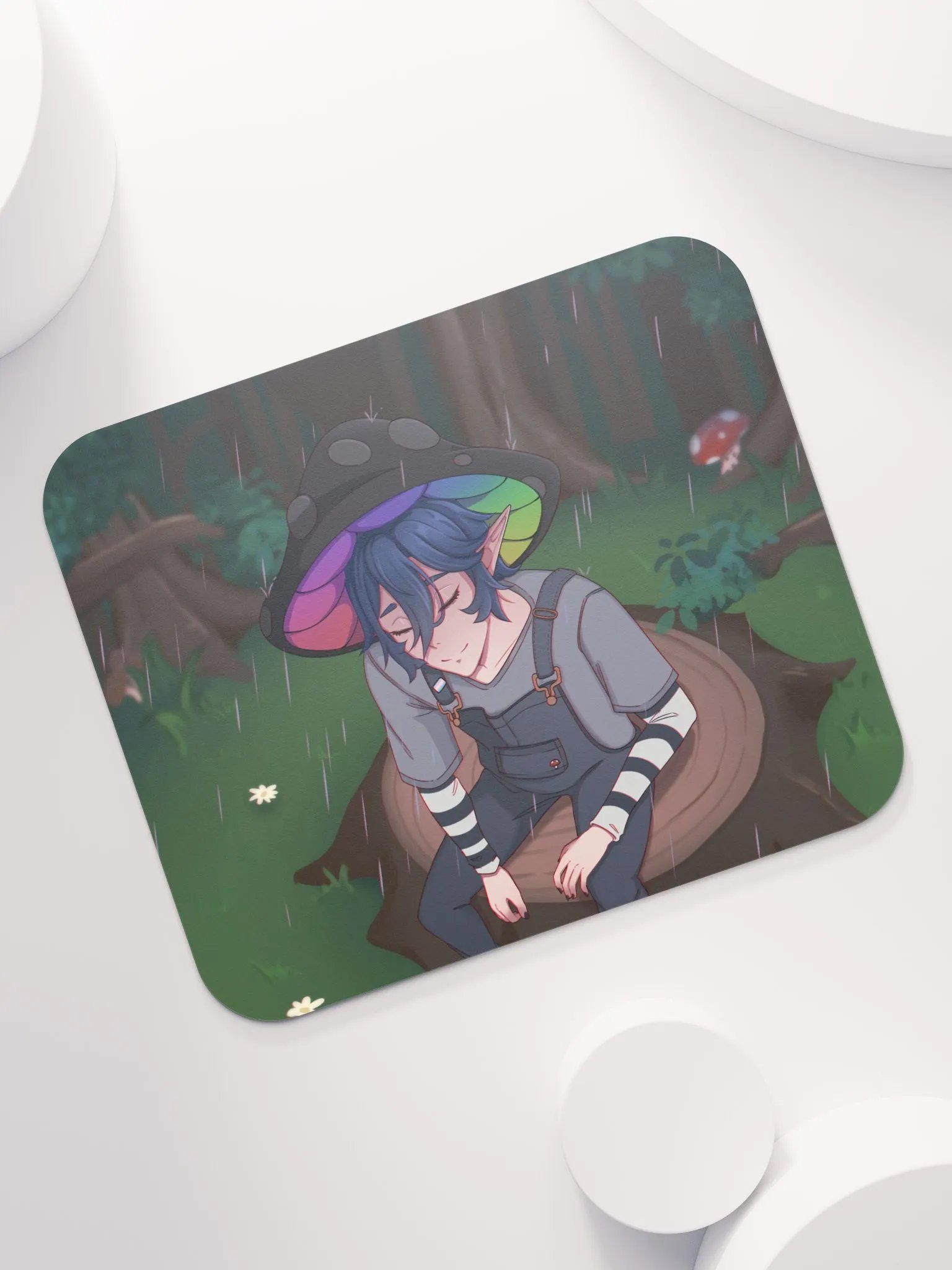 Rainbow Hat Mouse Pad product image (7)