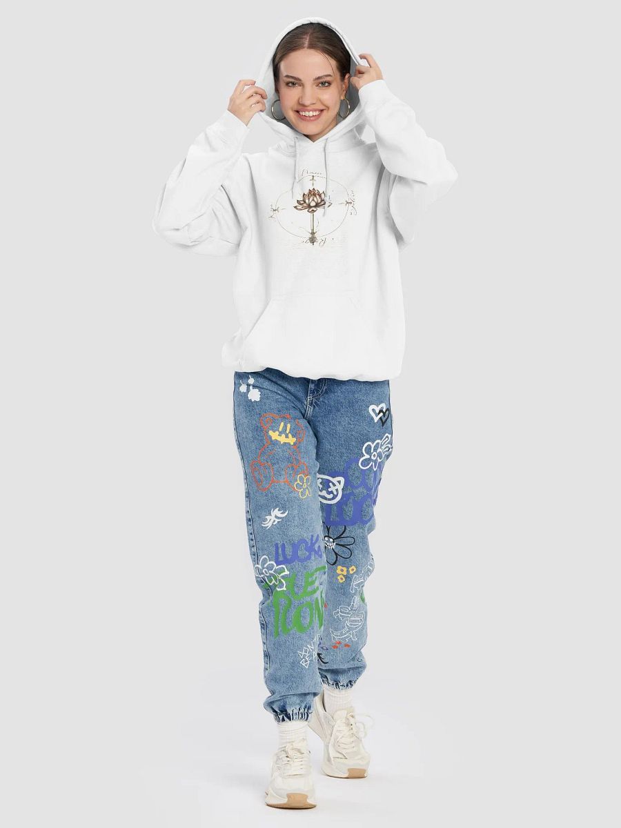 Nam Myoho Renge Kyo: Lotus da Vinci Unisex Hoodie product image (8)
