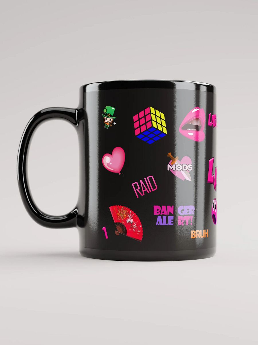 Lanaland Emote Mug Black product image (6)