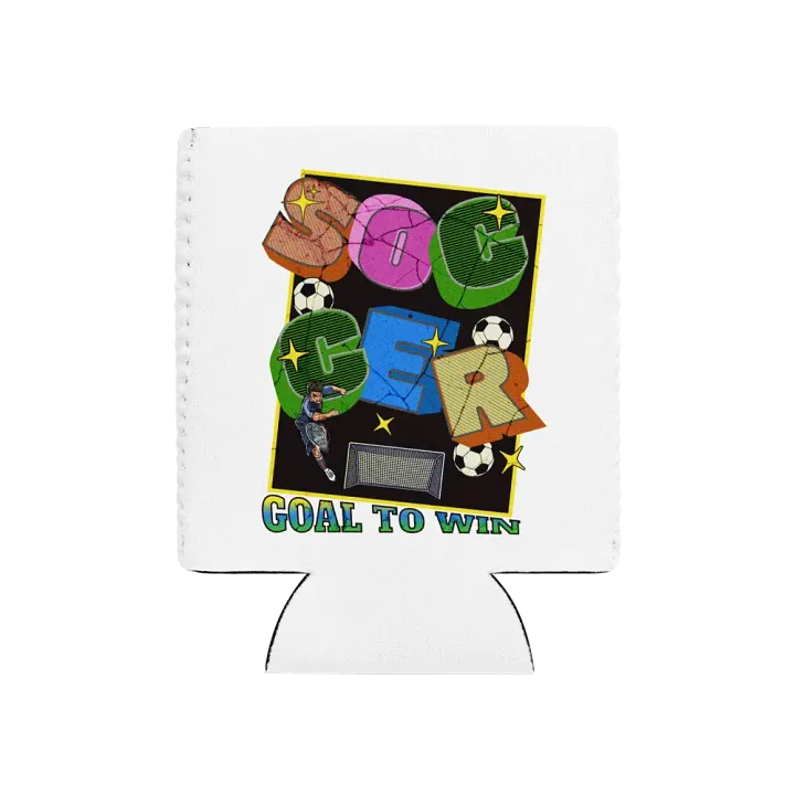 Goal To Win Soccer Dynamic Vibes Can Cooler product image (1)