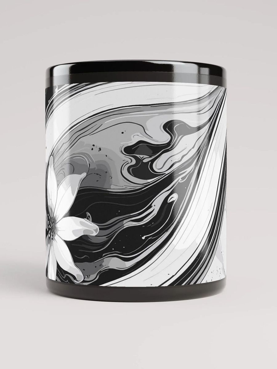 Swirling Monochrome Blossom Mug product image (2)