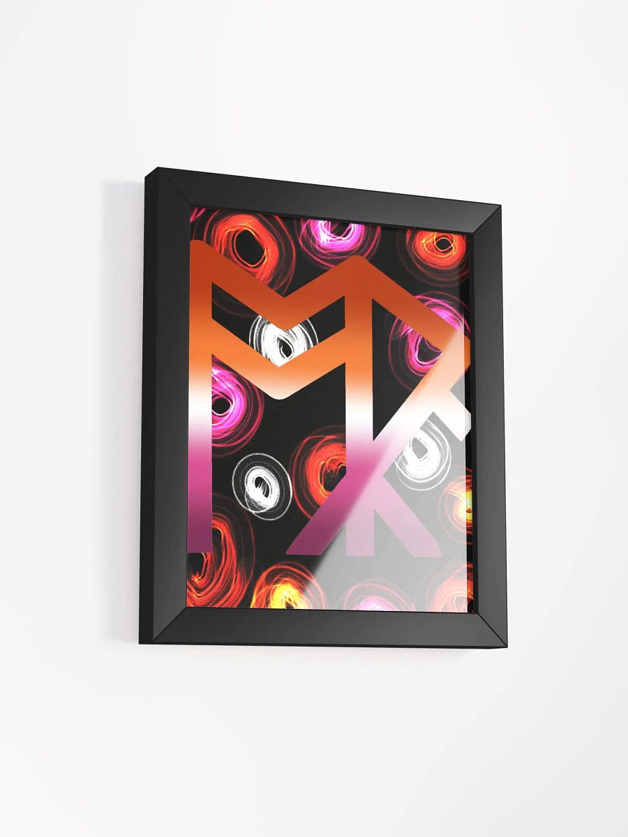 ToRk Rune Framed High-Quality Matte Poster (Lesbian Tones) product image (14)