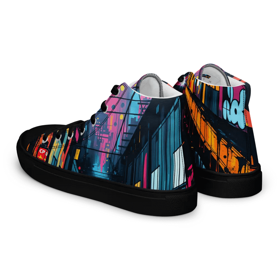 Neon Express women's canvas High Tops product image (5)
