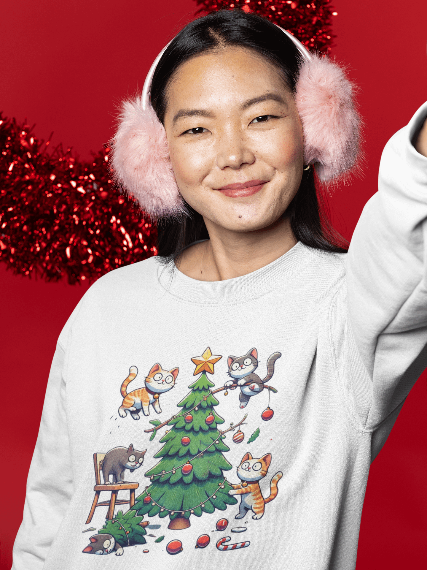 Cats & Christmas Chaos Sweatshirt product image (1)