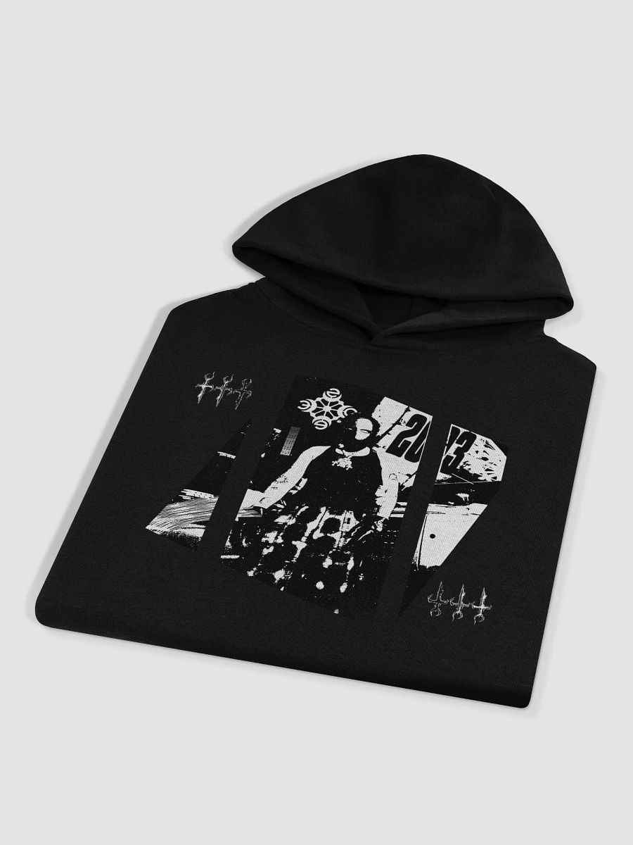 LYFË3 2093 BLACK AND WHITE HOODIE product image (3)