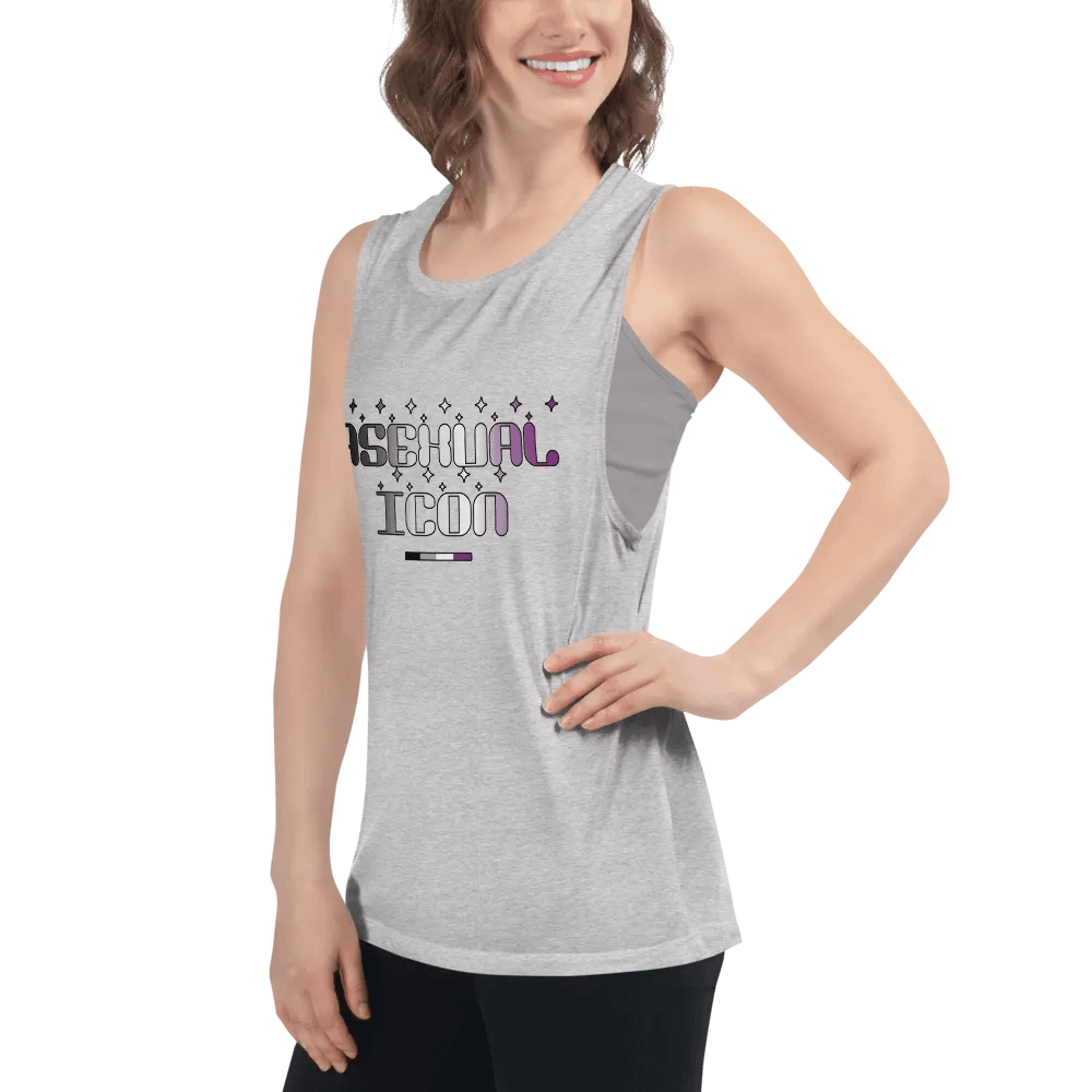 Asexual Icon Women's Flowy Muscle Tank product image (53)