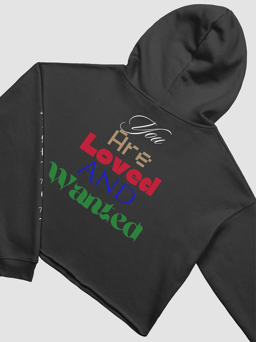 Lightacat "You Are Loved" Cropped Hoodie product image (4)