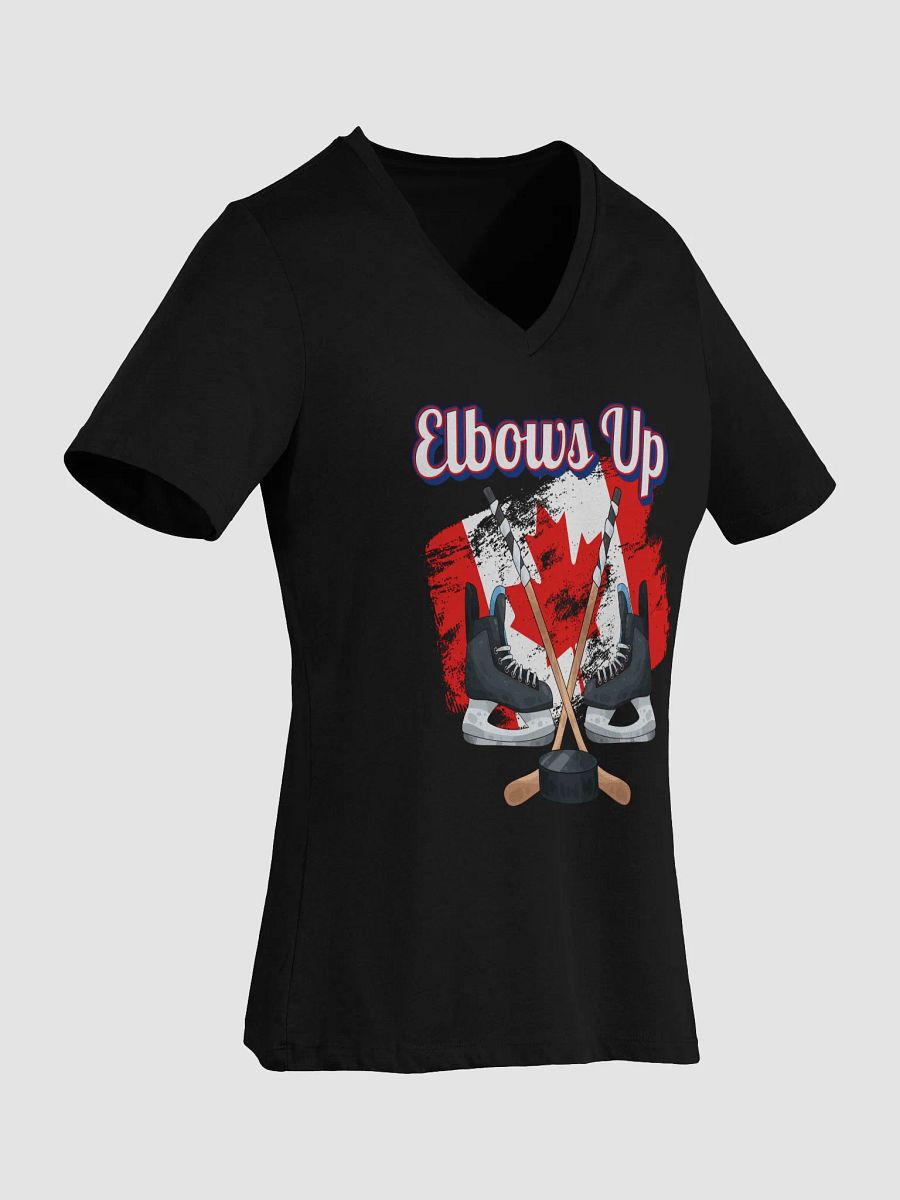 Canadian Hockey Vibes V-Neck Tee product image (3)