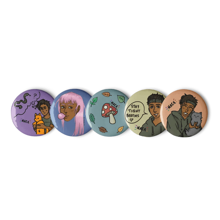 MACA x CHABIRATTO Pin Set! product image (2)