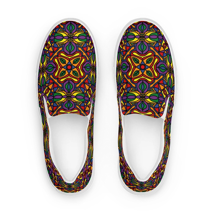 Mens Slip On Canvas - Pride Abstract product image (1)