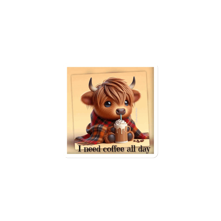 Coffee Cow Die-Cut Magnets product image (1)