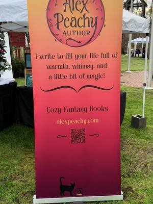 Come visit me today at the Small Business Market at Bothell Landing in downtown Bothell, WA.  Cozy fantasy books and book boxes available. Distilled Magic & Social Sorcery #cozyfantasy #smallbusinesssaturday #indieauthor 