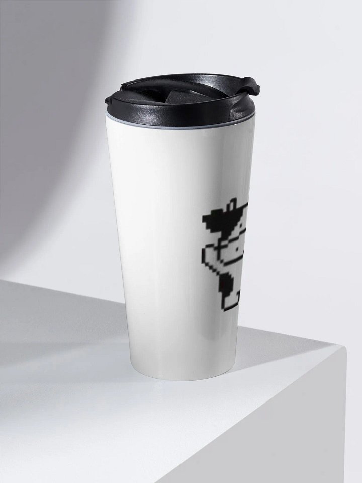 Pixel Cow Stainless Steel Travel Mug product image (2)