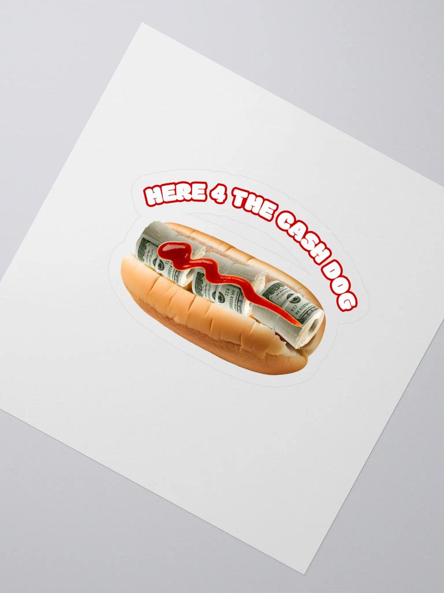 Cash Dog Sticker product image (2)