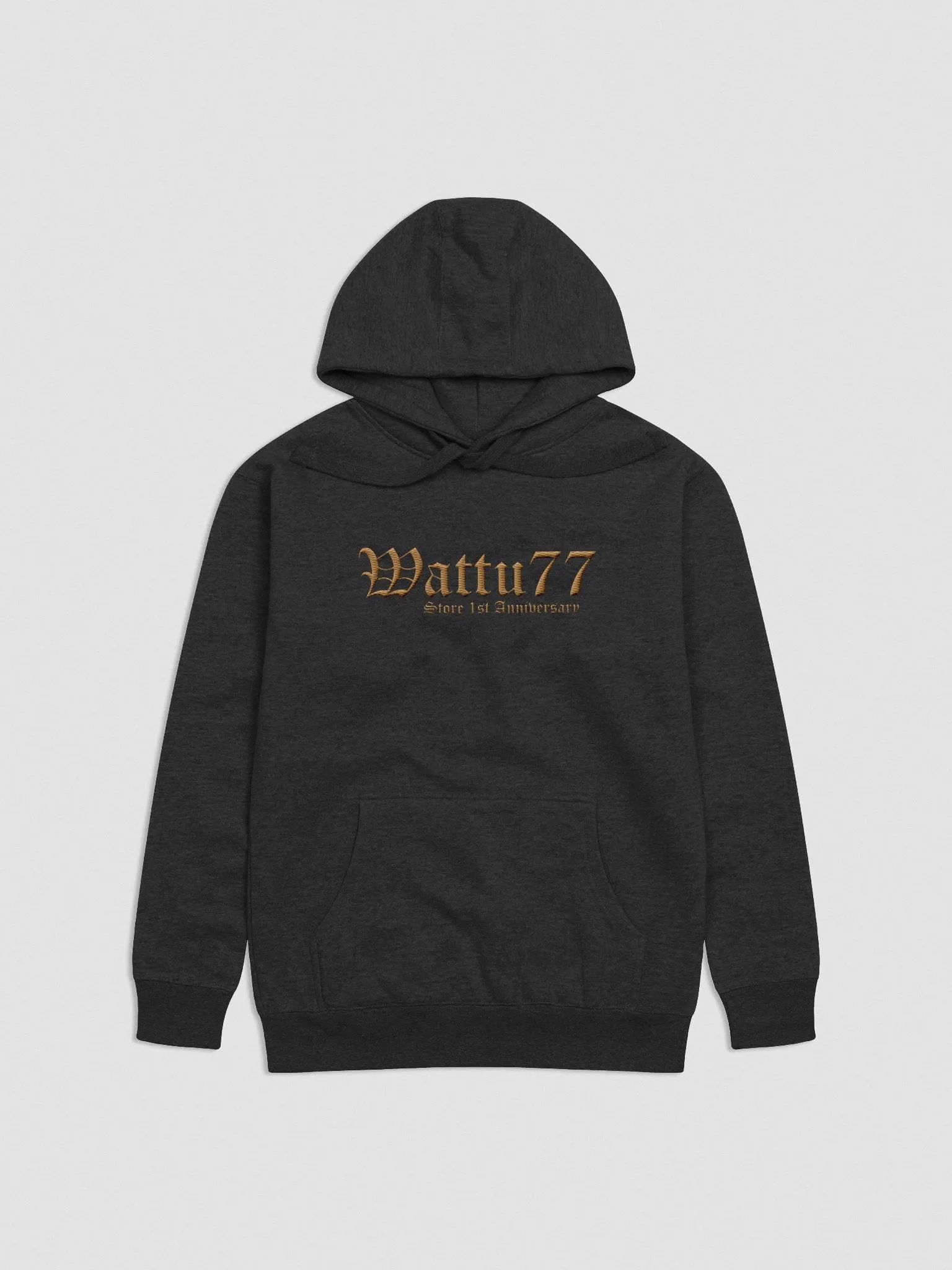 Wattu77 Store 1-year Anniversary Hoodie (limited embroidered) product image (1)
