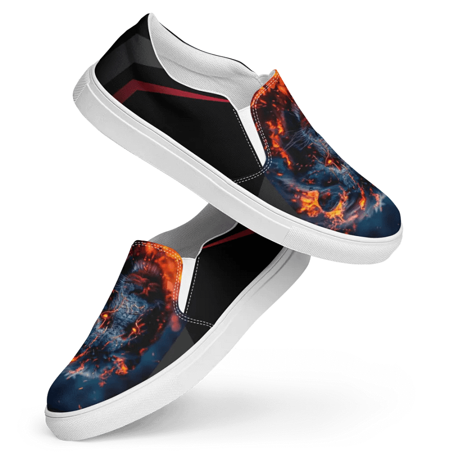 Fierce Lioness Flames Canvas Shoes product image (12)