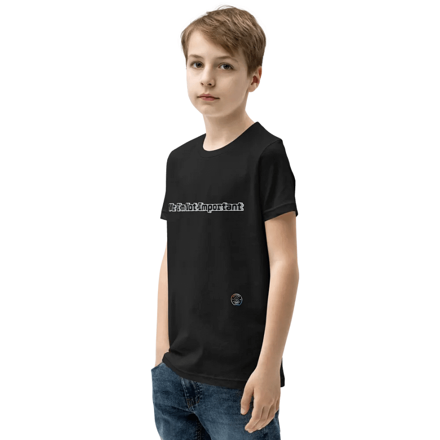 My Dad will kick your ass - Youth Short Sleeve T-Shirt - Mr I'm Not Important product image (4)