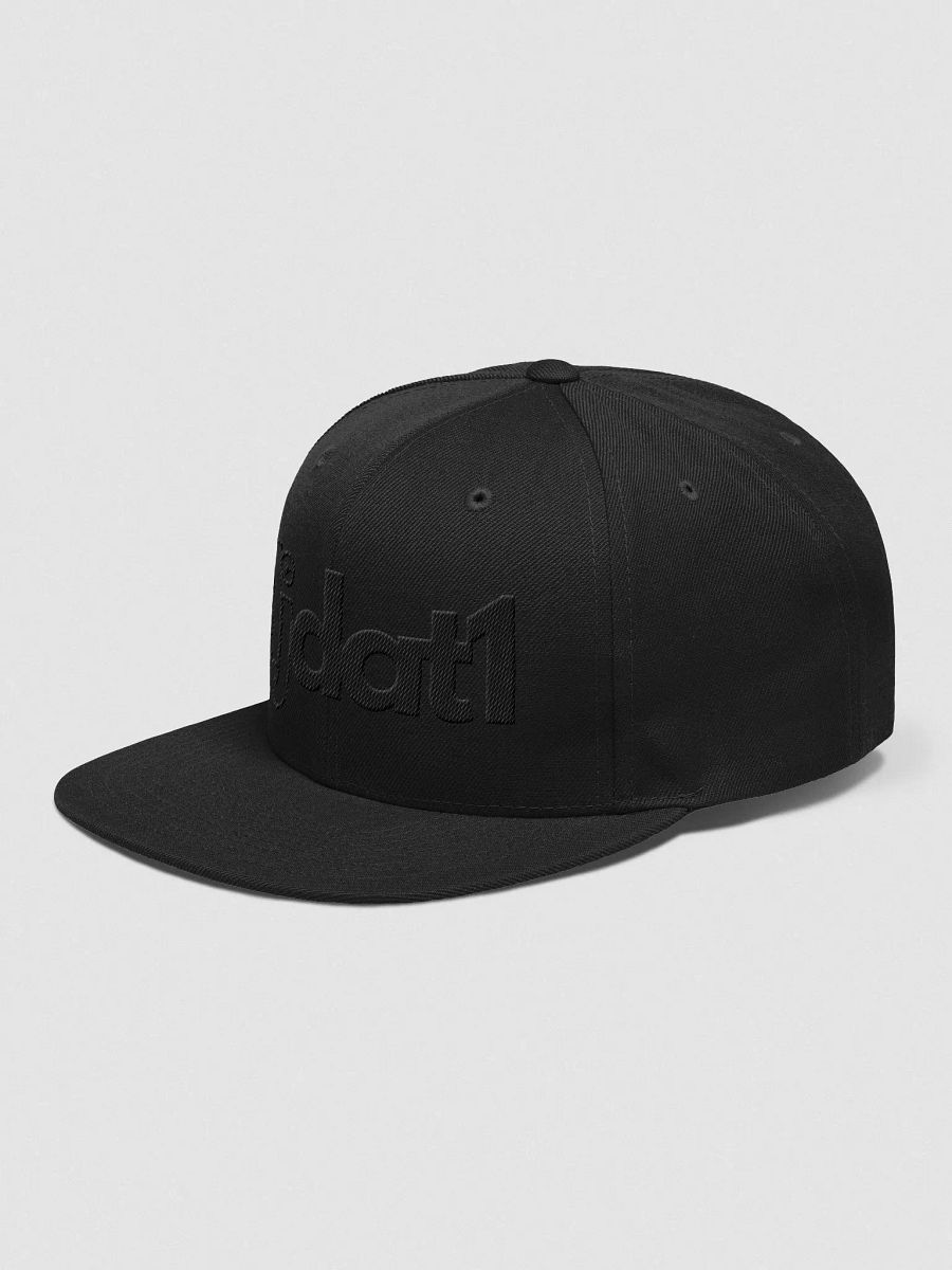 [DJDAT1] Signature Logo Woolblend Snapback Hat (black logo) product image (10)