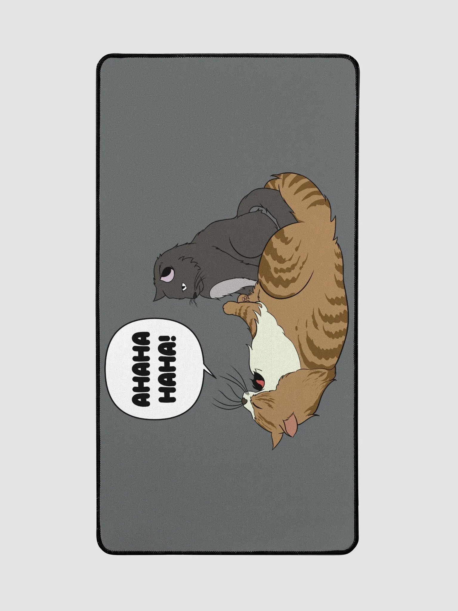 HAHA Cat - Gaming Mousepad (15.5x31.5) product image (2)