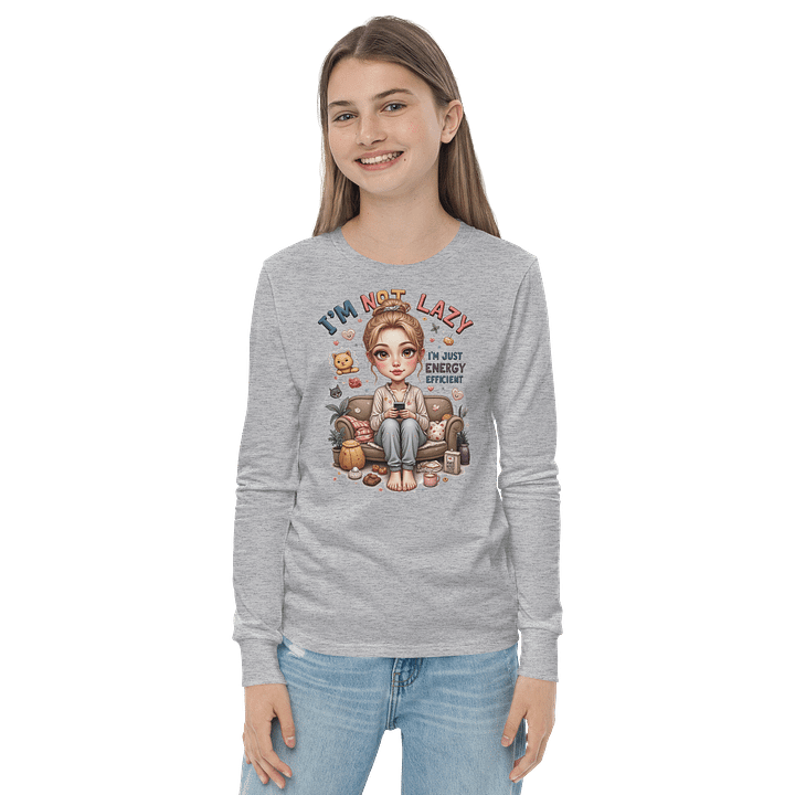 I'm Not Lazy I'm Energy Efficient Long Sleeve Tee product image (14)