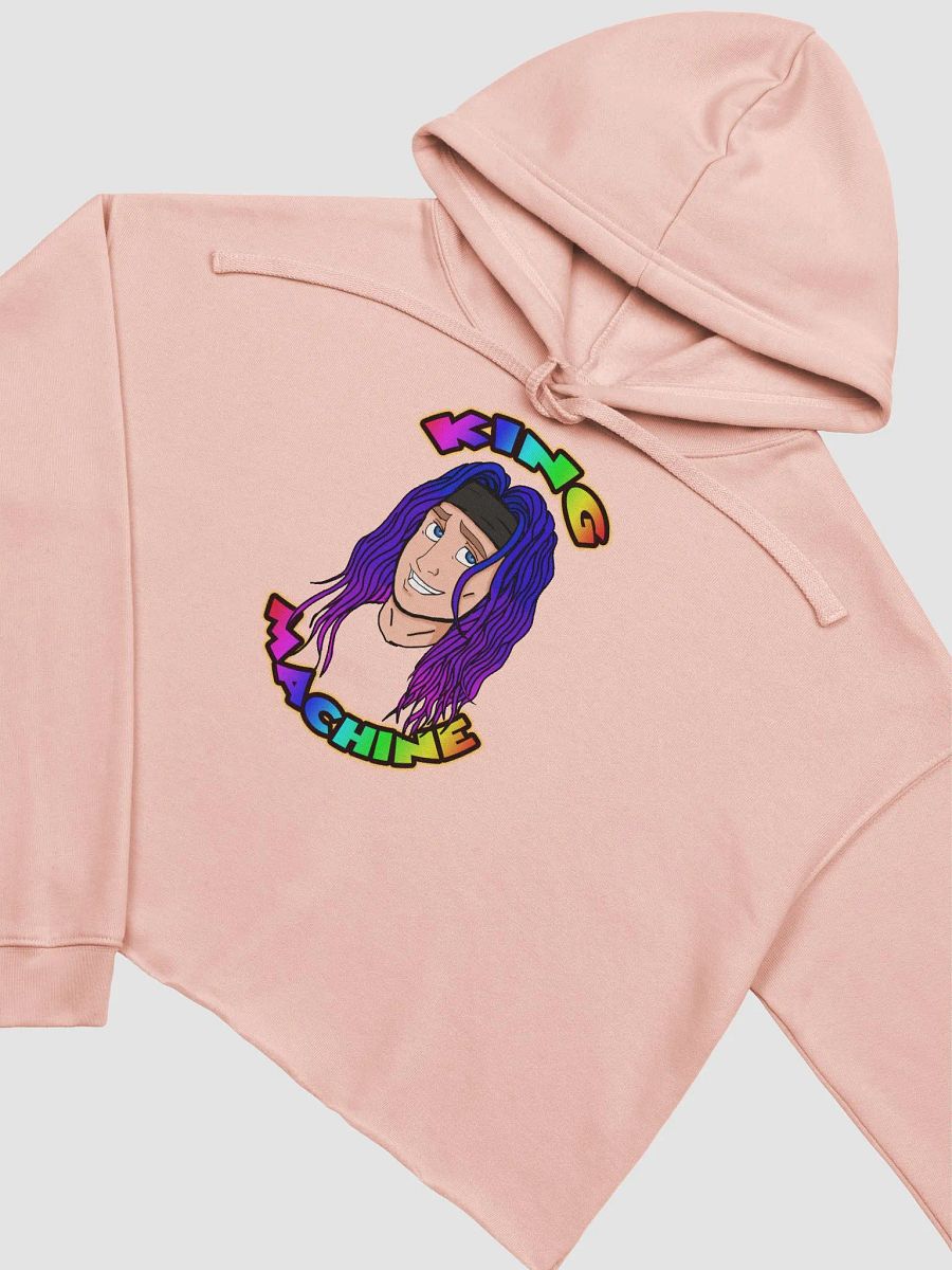 Rainbow king Fleece Crop Hoodie product image (2)